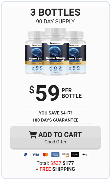 Neuro Sharp - 3 Bottle