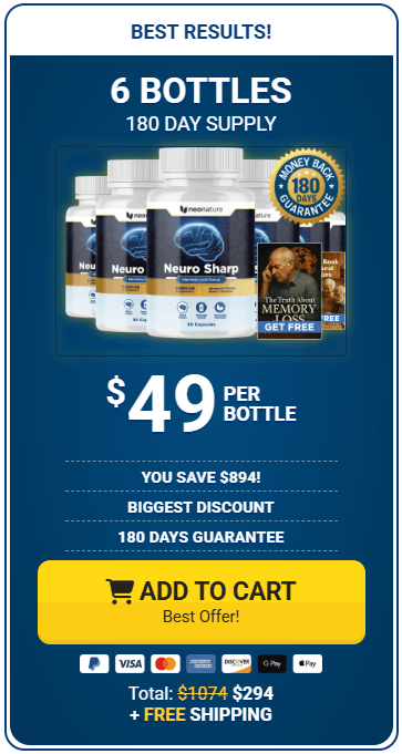 Neuro Sharp- 6 Bottle